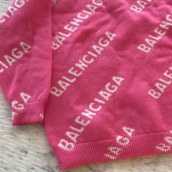 Balenciaga All Over Logo Pullover - Picture 2 of 8